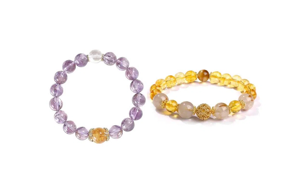 百利金 紫气东来 国潮新中式优雅气质精致日常通勤轻奢经典百搭小众设计转运珠手饰#好运 紫水晶 手串 女款