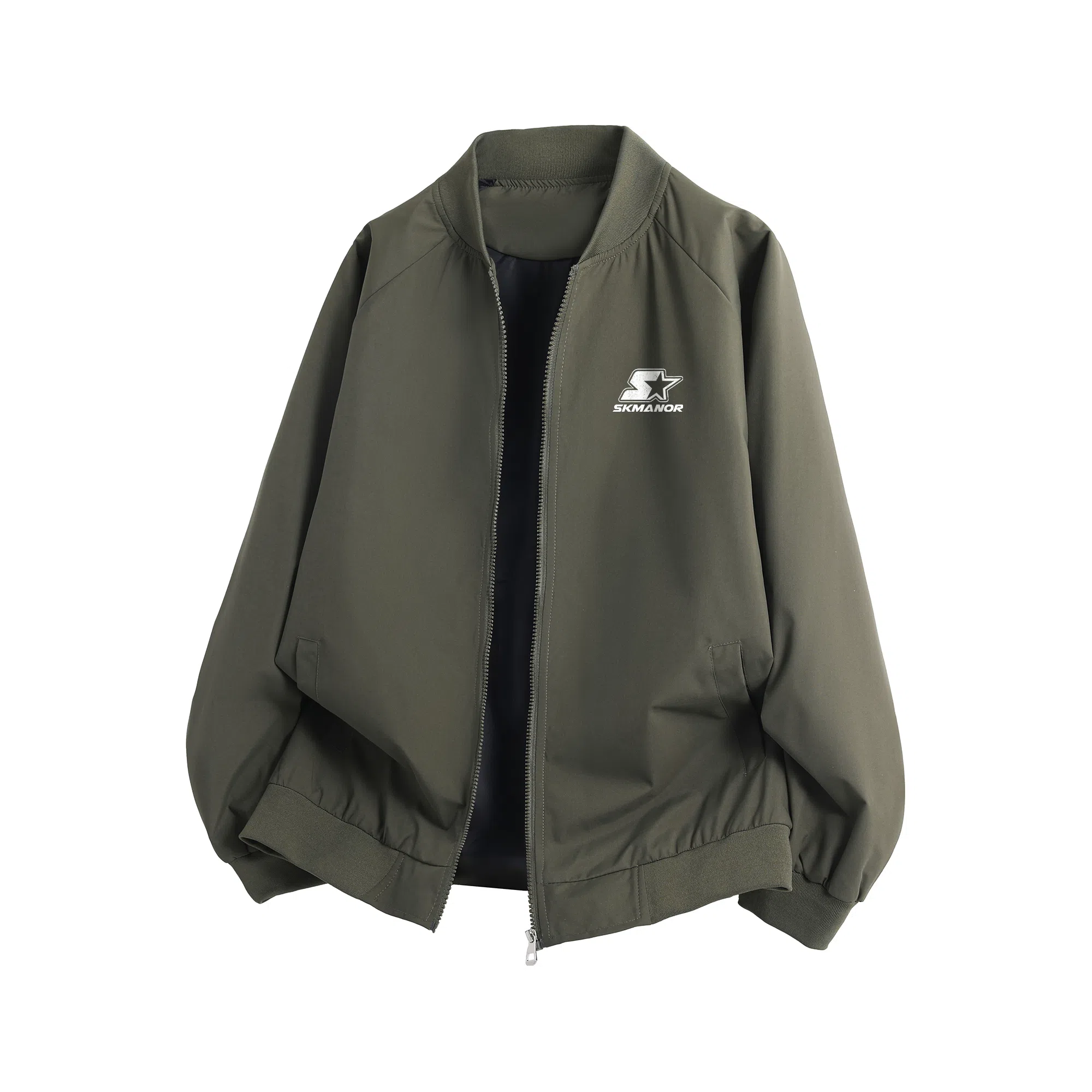 s.k. manor hill Star Logo Coach Jacket