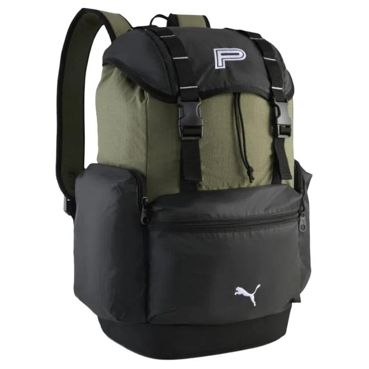 PUMA Colorblock Backpack Green Black