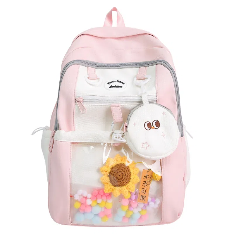 行途 时尚高颜值可爱甜美百搭 尼龙 双肩包 女款 多色