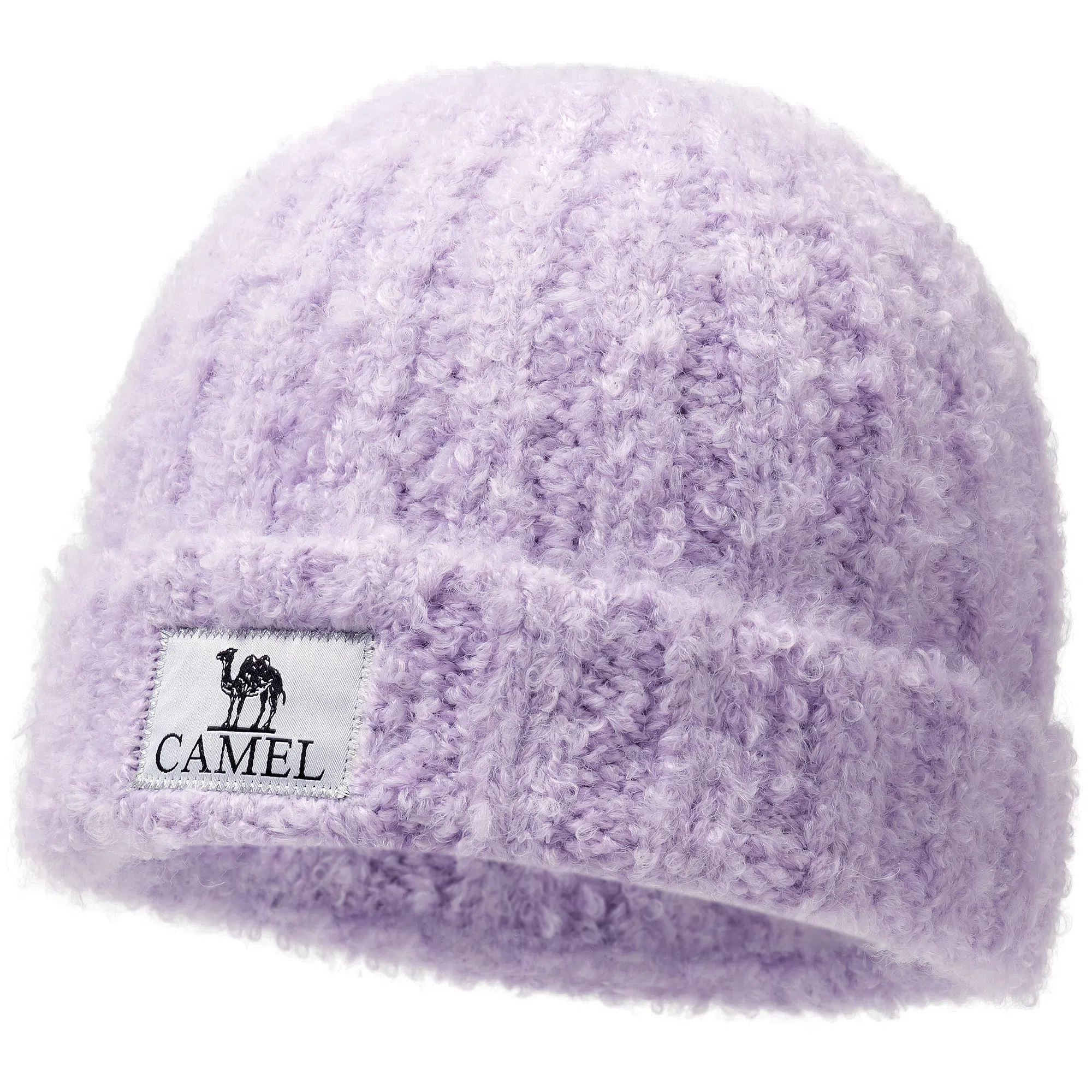 CAMEL Wool Knit Ear Warmer Hat