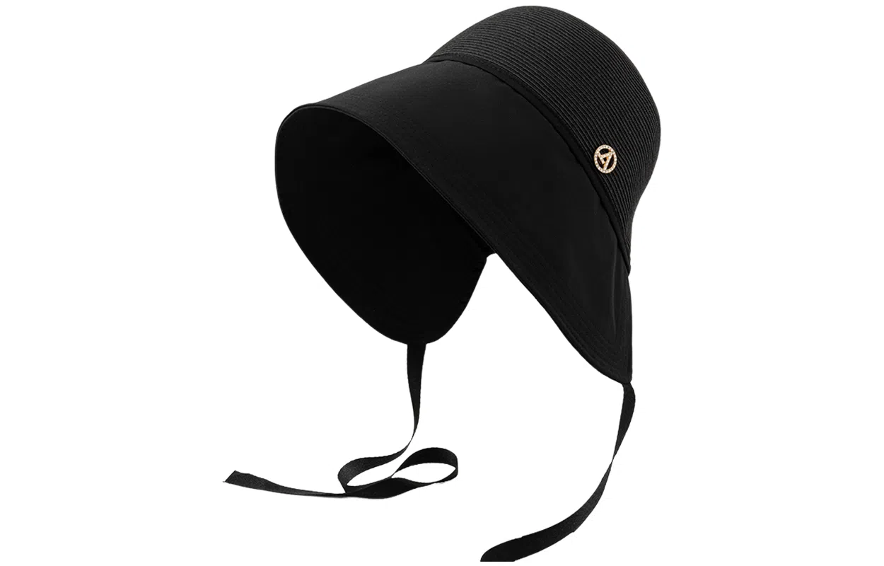 优幽兰 时尚潮流拼接设计感夏季出游防紫外线大檐显脸小水桶文艺开叉小众时尚百搭遮阳 草编 防晒帽 女款