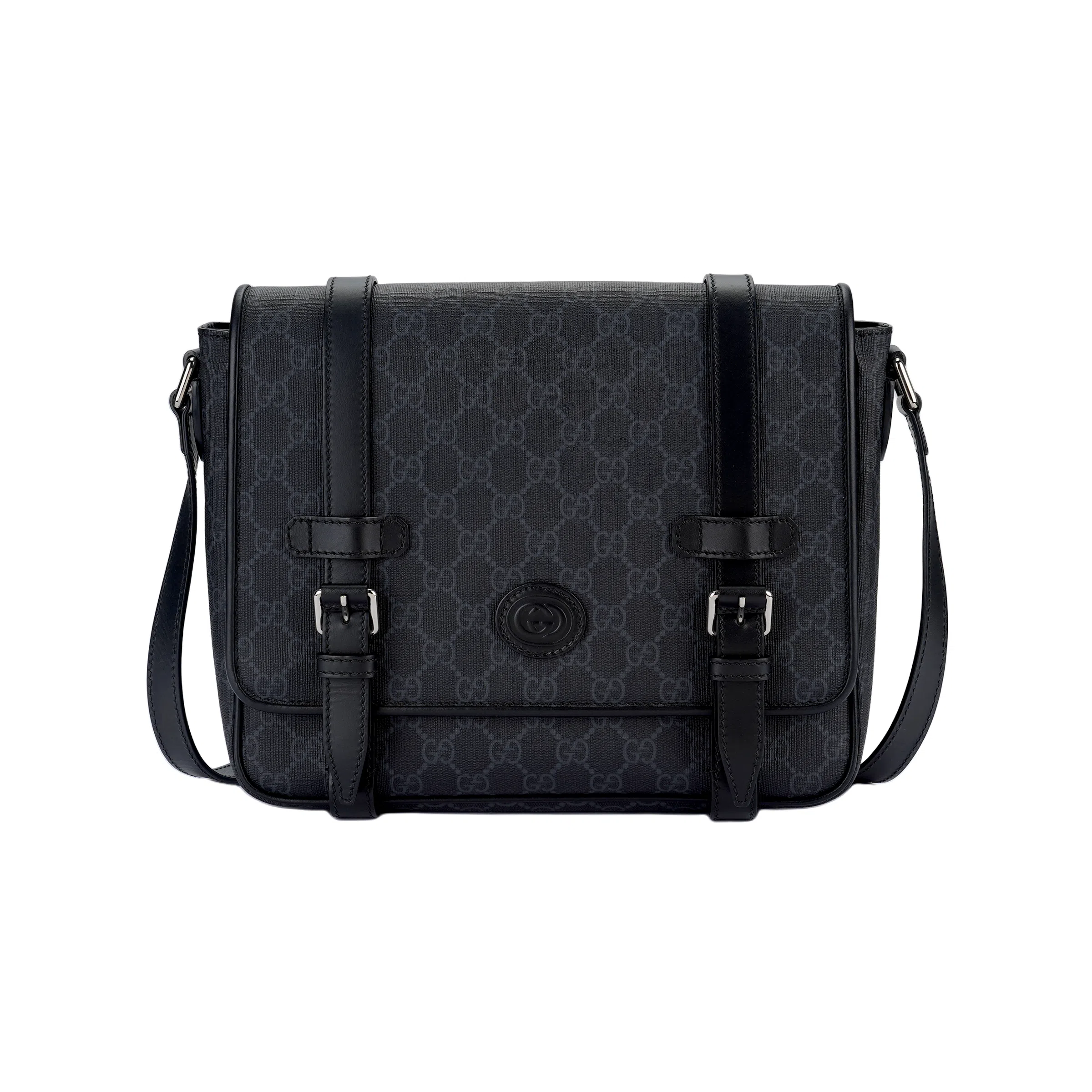 Gucci Leather Messenger Bag