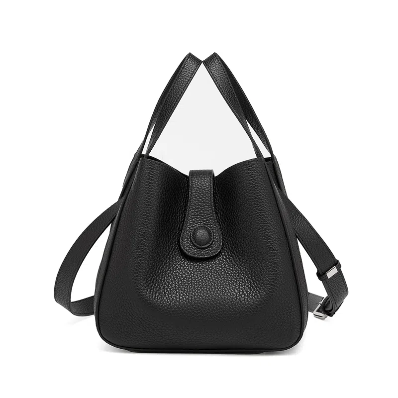 红蜻蜓 高级感百搭通勤复古简约实用百搭气质 头层牛皮 单肩斜挎手提包 常规 女款 多色