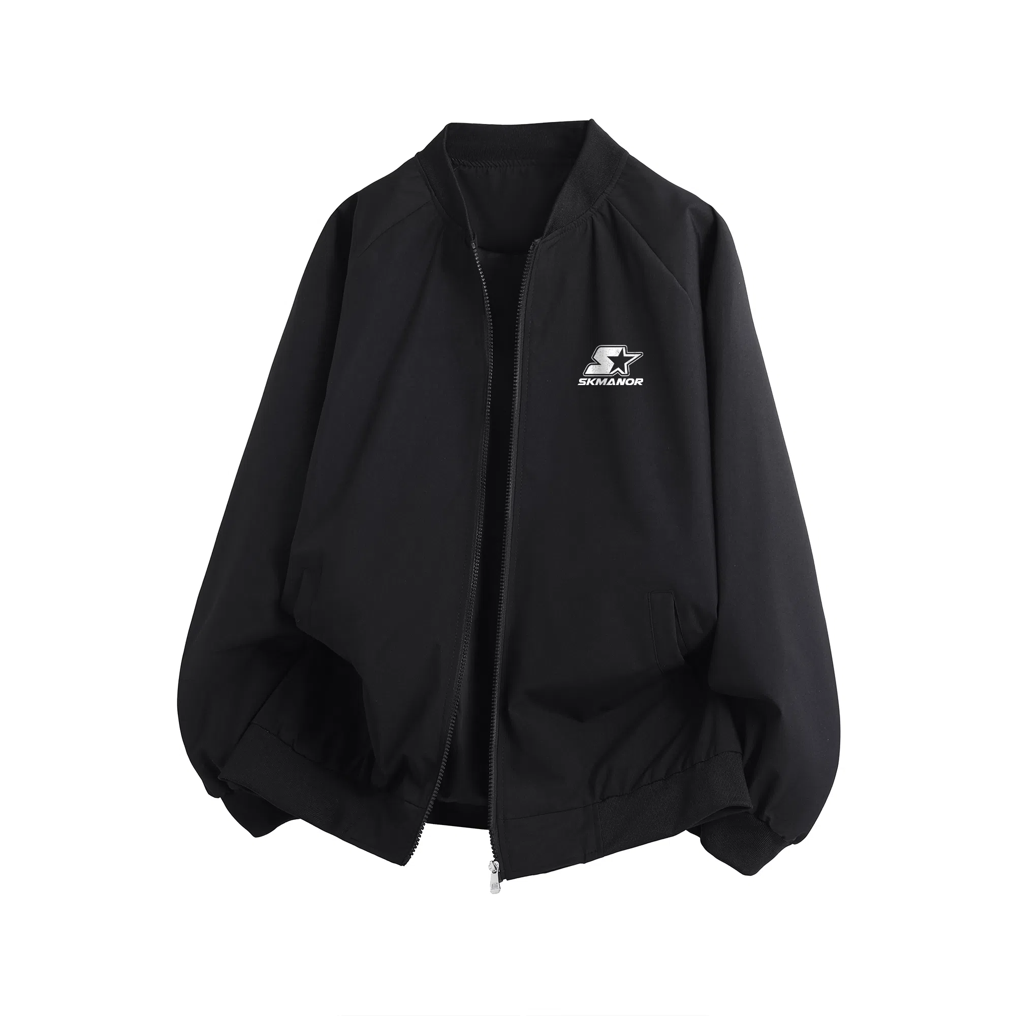 s.k. manor hill Star Logo Coach Jacket