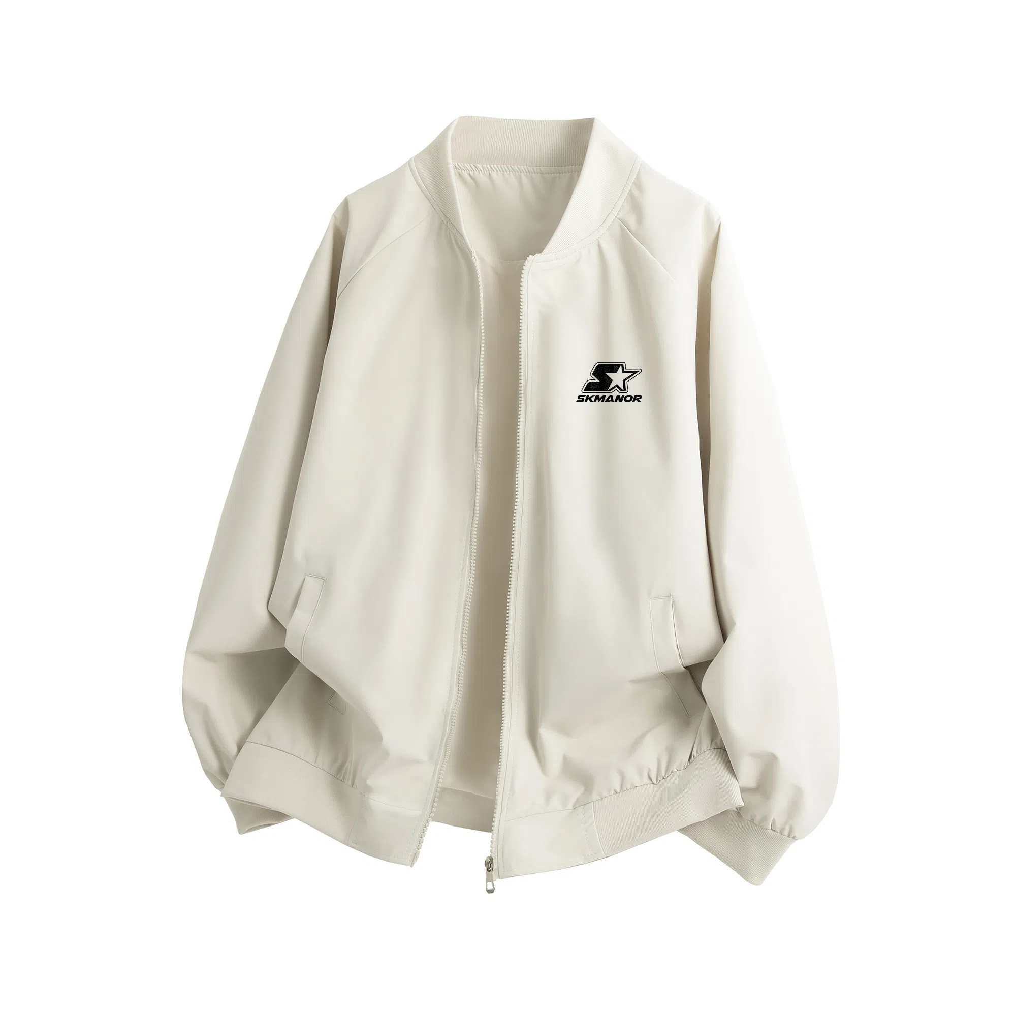 s.k. manor hill Star Logo Coach Jacket