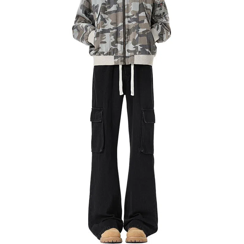 Zofili Retro Workwear Wide Leg Jeans