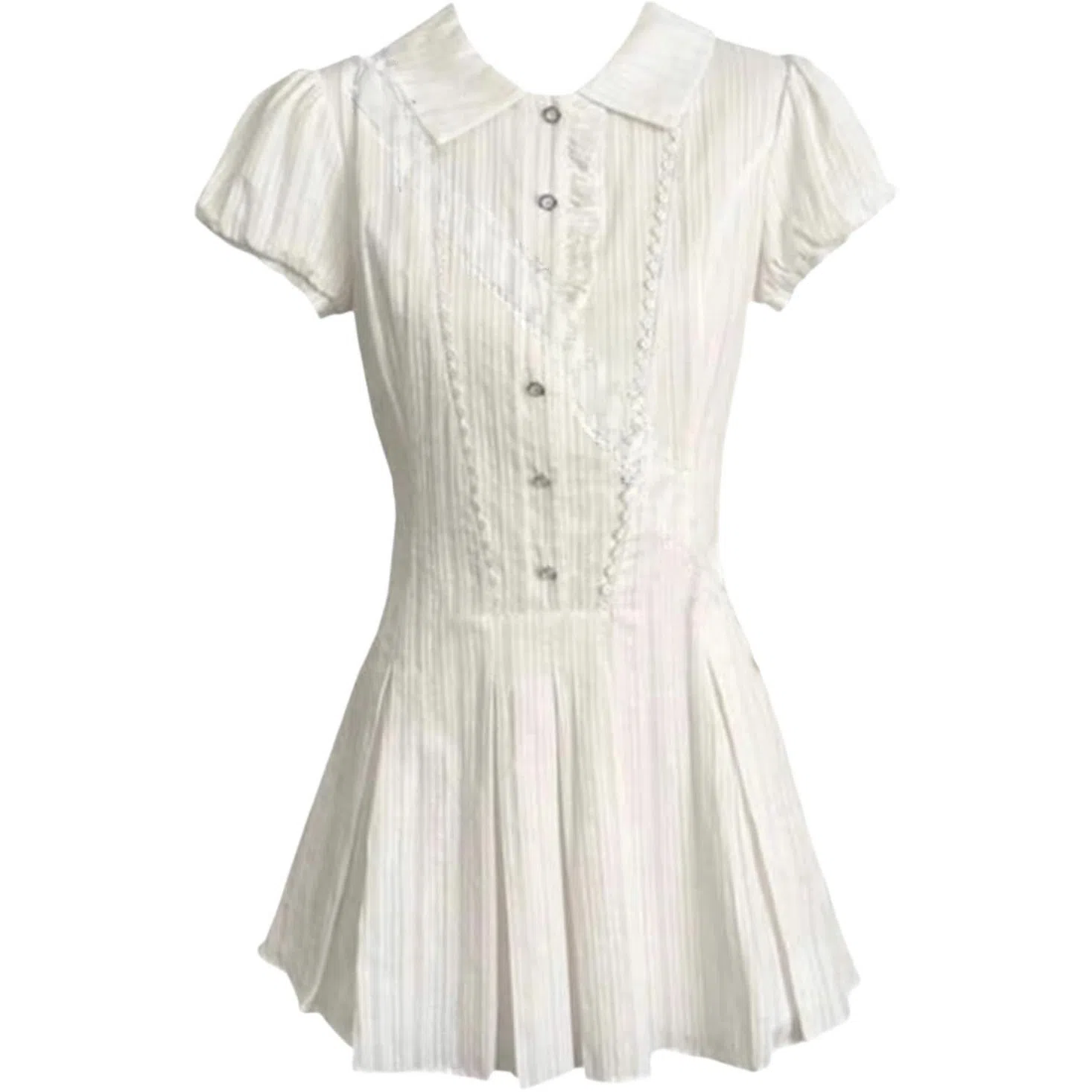 海獭 甜辣设计感通勤短袖连衣裙 女款