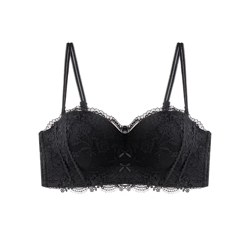 内在密码 蕾丝内衣女半杯聚拢小胸显大无钢圈上托收副乳法式纯欲文胸 女款
