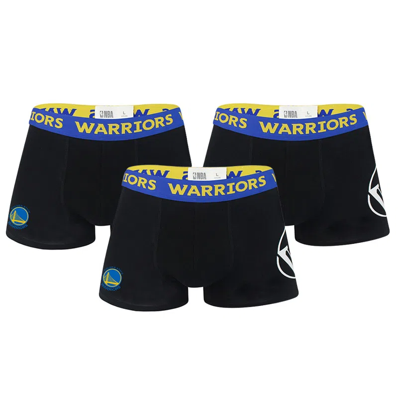 NBA Warriors Boxer Briefs 3-Pack