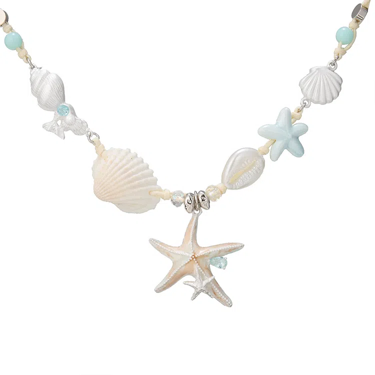 SUMIYAKI Party Starfish Shell Necklace
