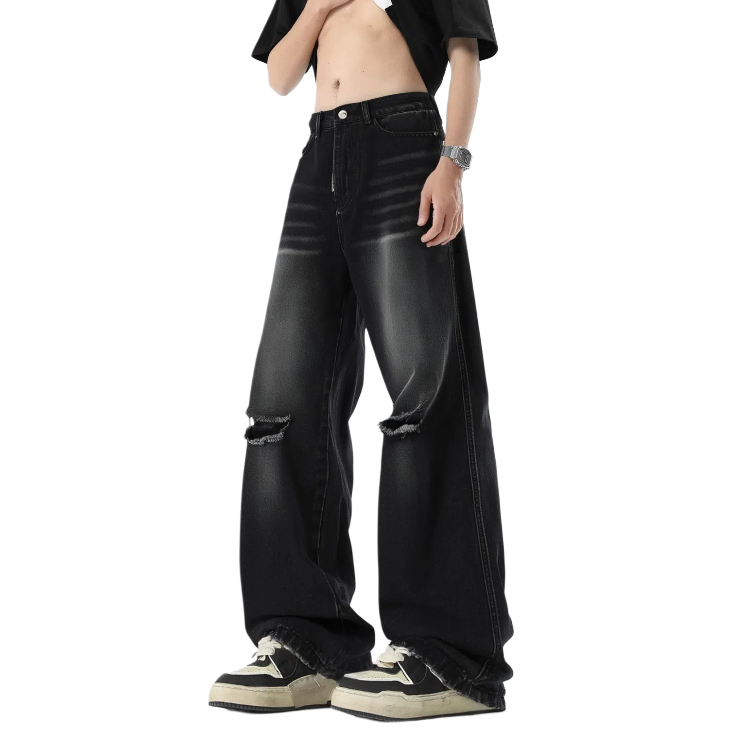 FIDO DIDO Distressed Denim Jeans