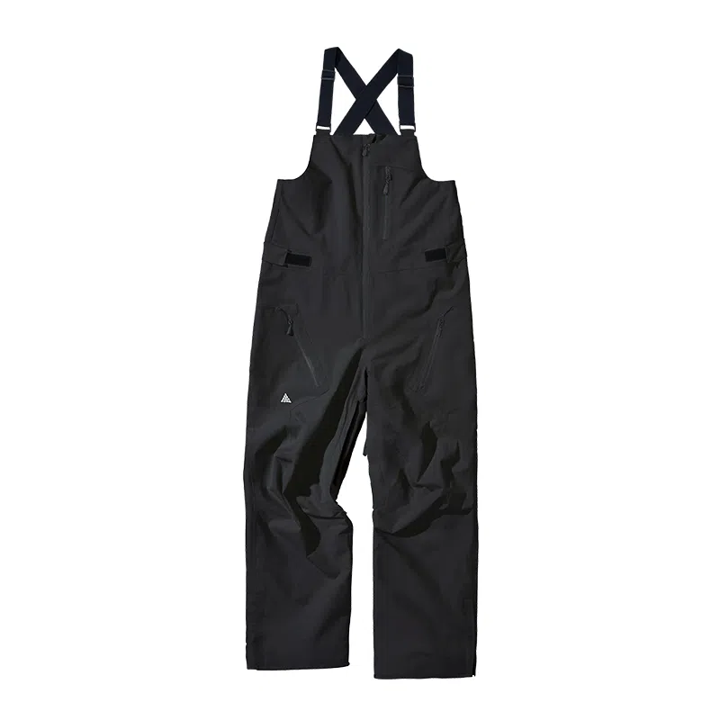 南恩 专业快捷穿脱加绒直筒背带滑雪裤 男女同款