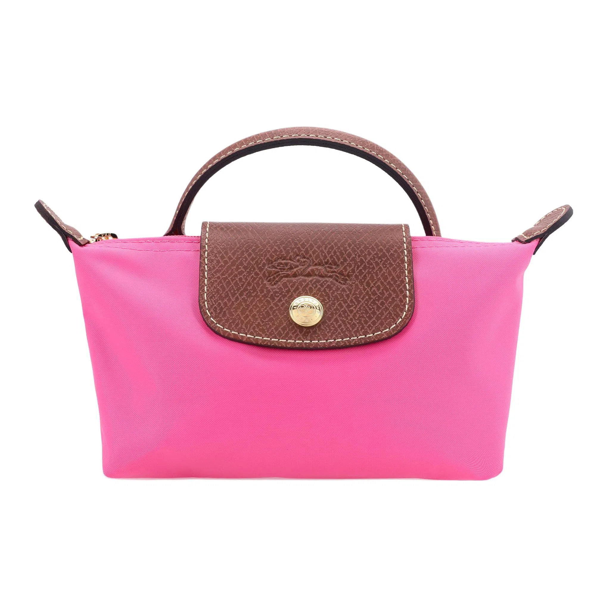 LONGCHAMP Le Pliage Valentine's Day Edition Candy Pink