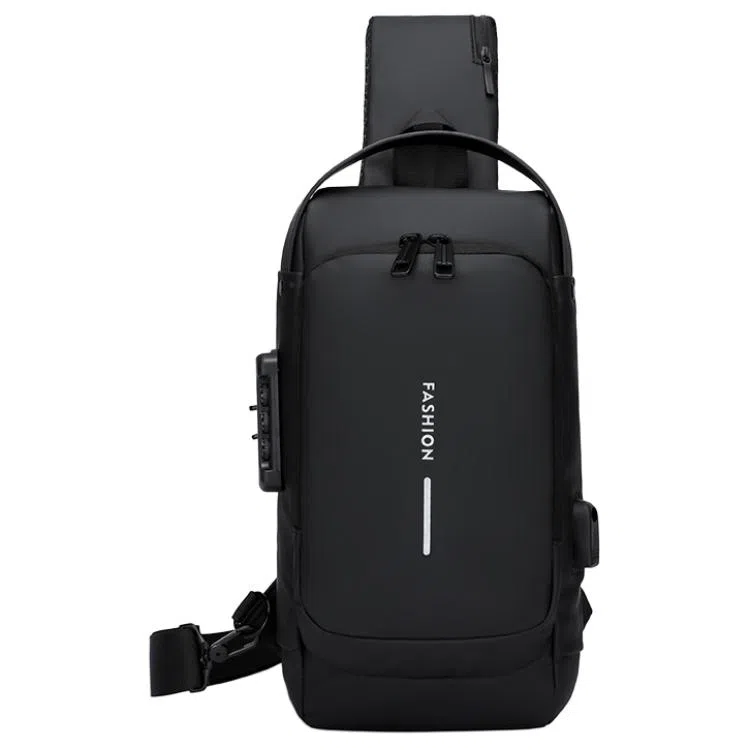 老人头 休闲机能男士单肩包商务潮流通勤 新型纳米 斜挎包 常规 男款 多色