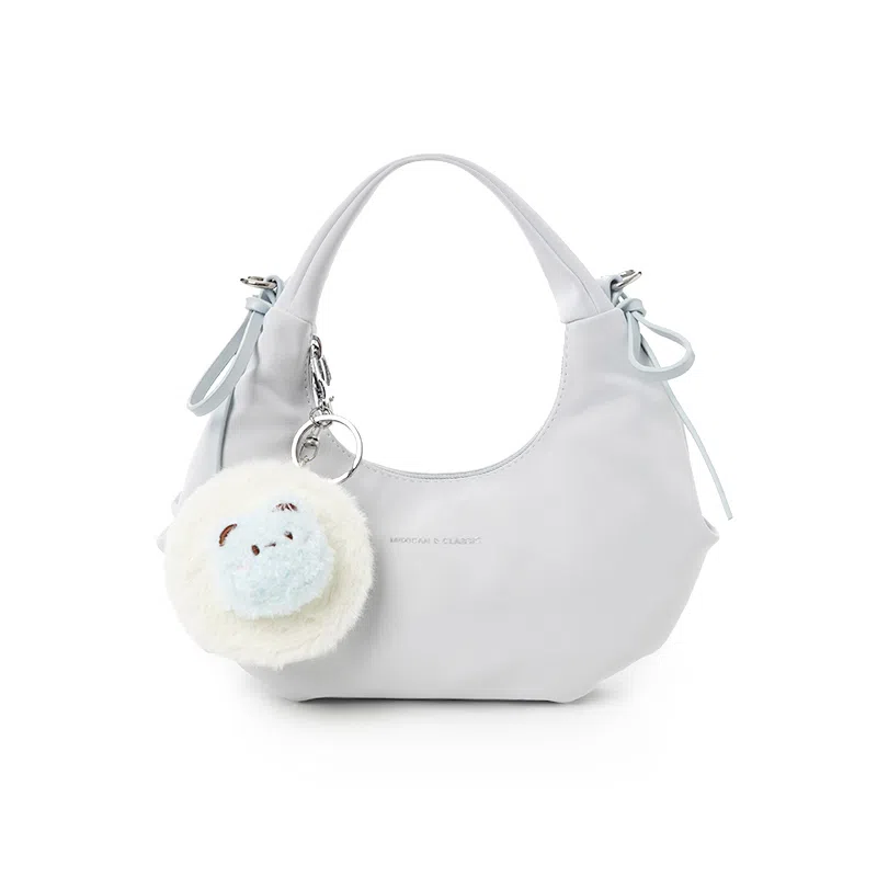 可写贺卡 稻草人 甜酷毛绒挂件日常通勤出游时尚 聚氨酯革 手提包 常规 女款 多色