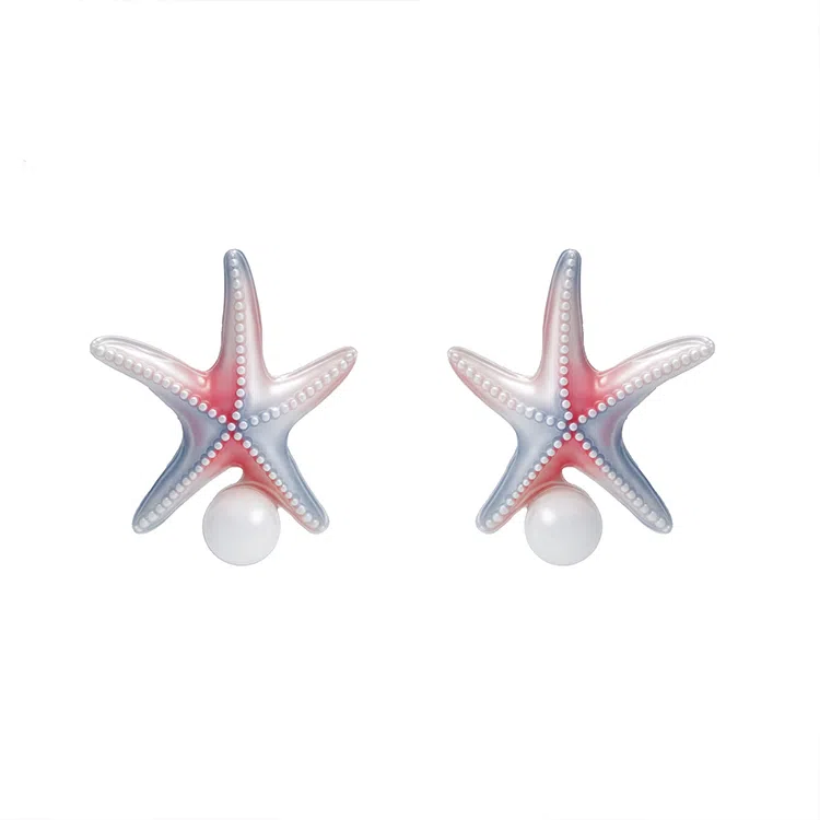SUMIYAKI Ocean Party Starfish S925 Silver Earrings