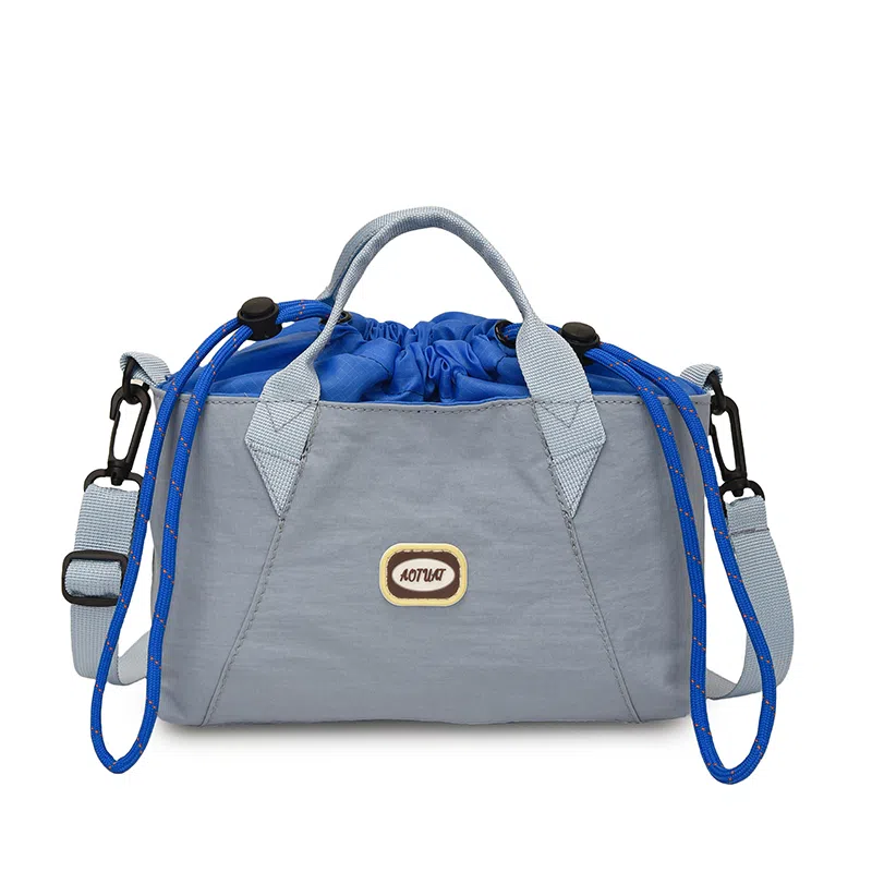 醇龙 百搭轻便时尚通勤小包休闲抽绳 尼龙 手提包 常规 男女同款情侣款 多色