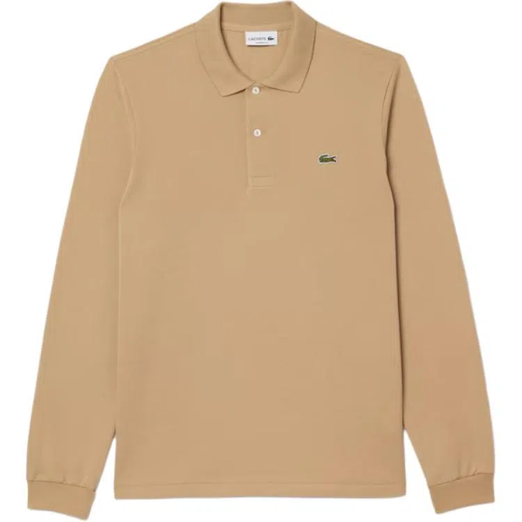 Lacoste Logo Patch Long Sleeve Polo