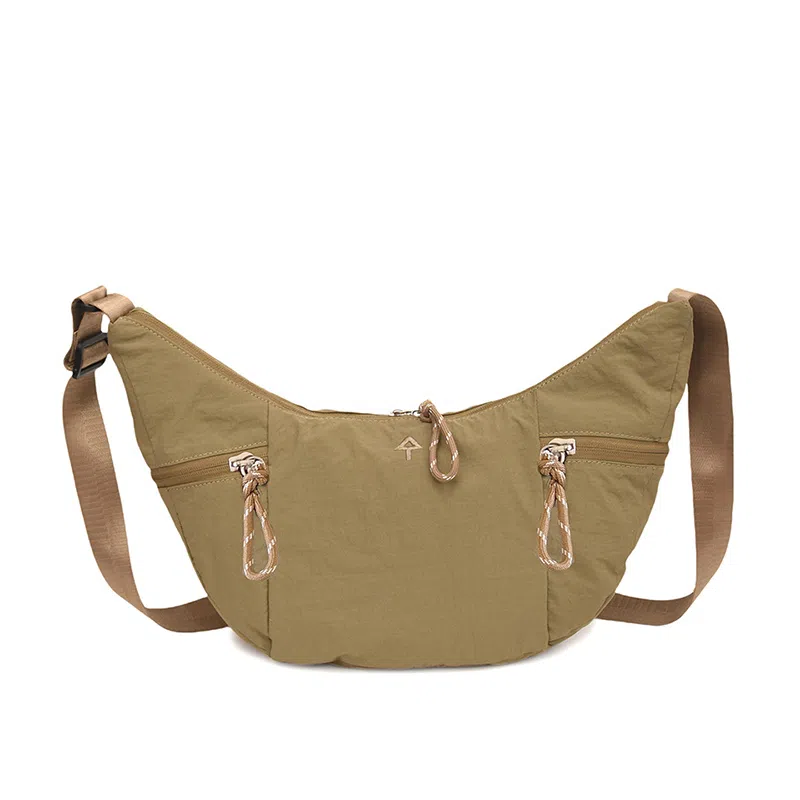 醇龙 简约休闲大容量百搭通勤轻便运动饺子学生百搭 尼龙 斜挎腋下单肩包 男女同款情侣款 多色