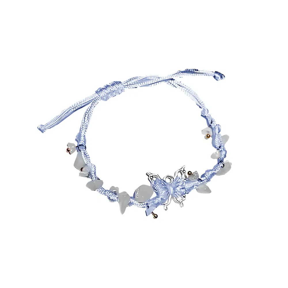 希遇 皓影蝶结 清新简约高级精致轻奢 创意小众设计 温柔大方 日常百搭#好运 合金 手链 女款