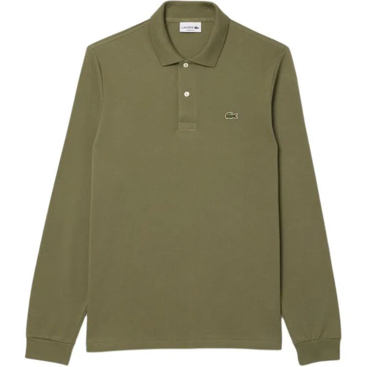 Lacoste Logo Patch Long Sleeve Polo