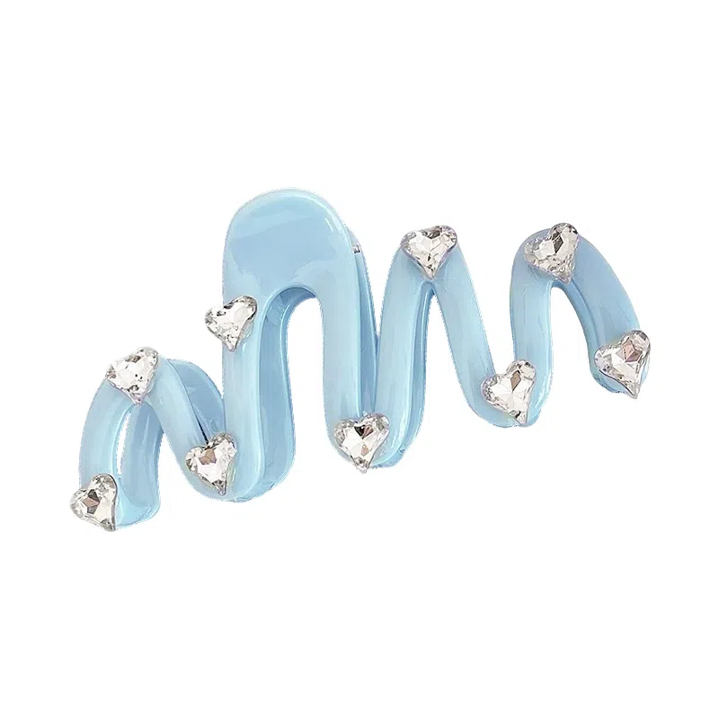 蒙妮 多巴胺波浪 亚克力 发夹 女款