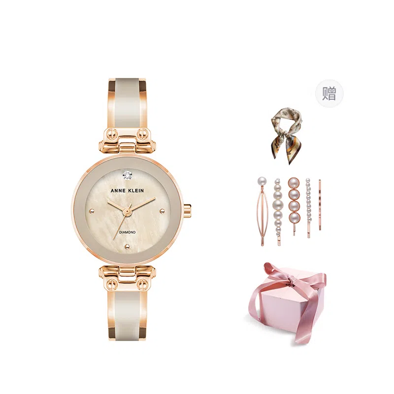 Anne Klein Quartz Watch 24mm Black Dial