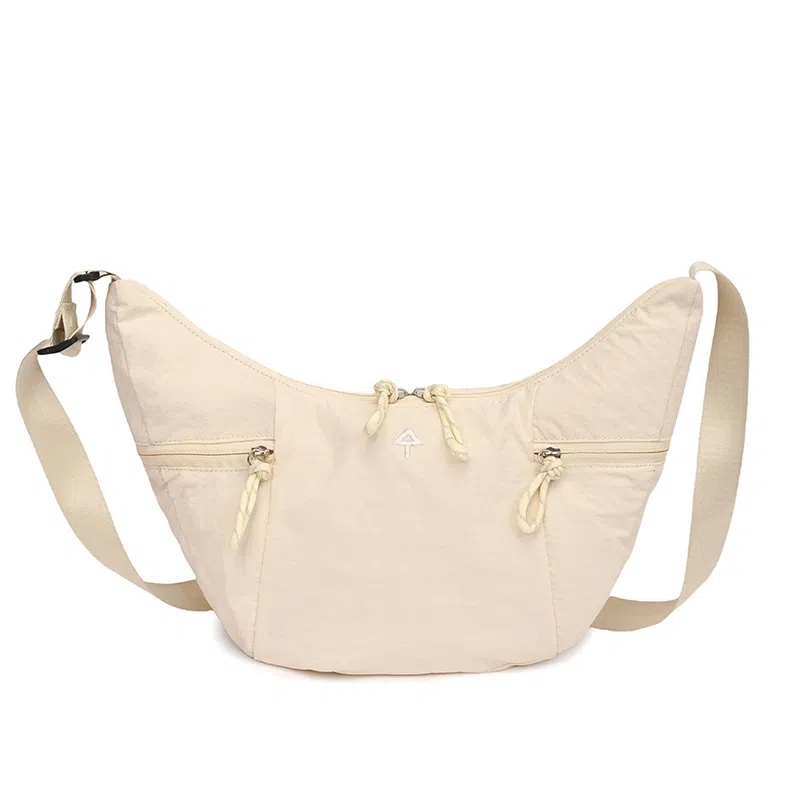 醇龙 简约休闲大容量百搭通勤轻便运动饺子学生百搭 尼龙 斜挎腋下单肩包 男女同款情侣款 多色