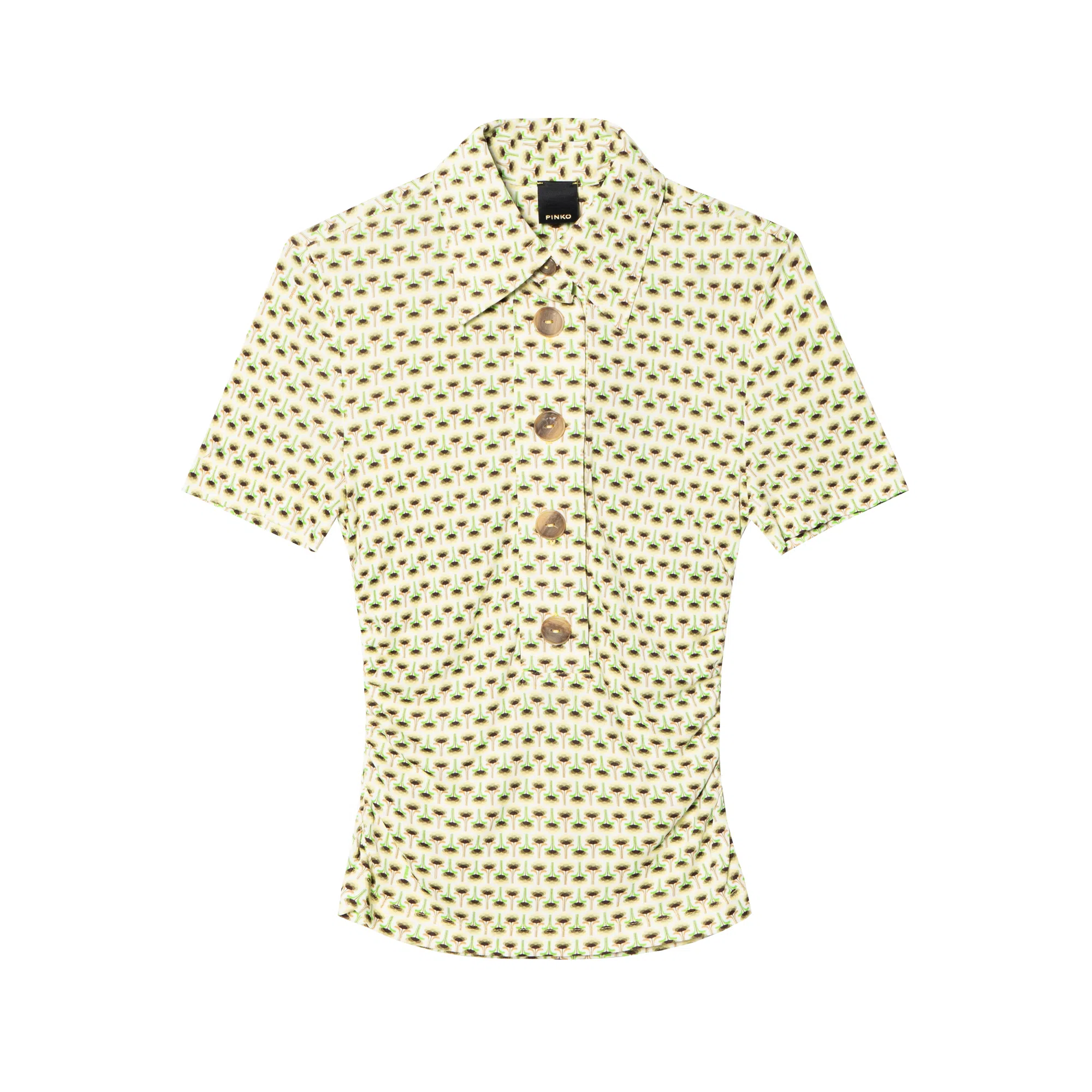PINKO SS22 Yellow Polo