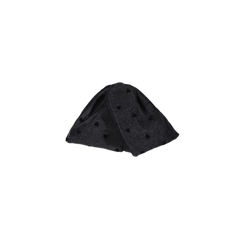 水中玉 韩系牛仔蓝爱心三角抓夹高级感后脑勺盘发鲨鱼夹子发卡发抓头饰 亚克力 发夹 女款