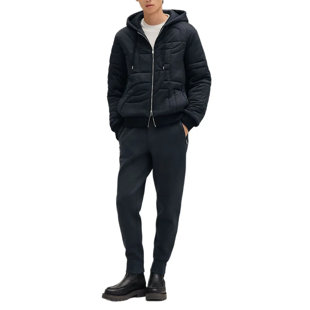 Hermes Quilted Hoodie Sweater