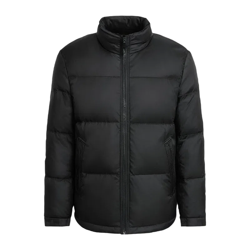 古鲨 商务简约无帽立领面包服长袖羽绒服 男款