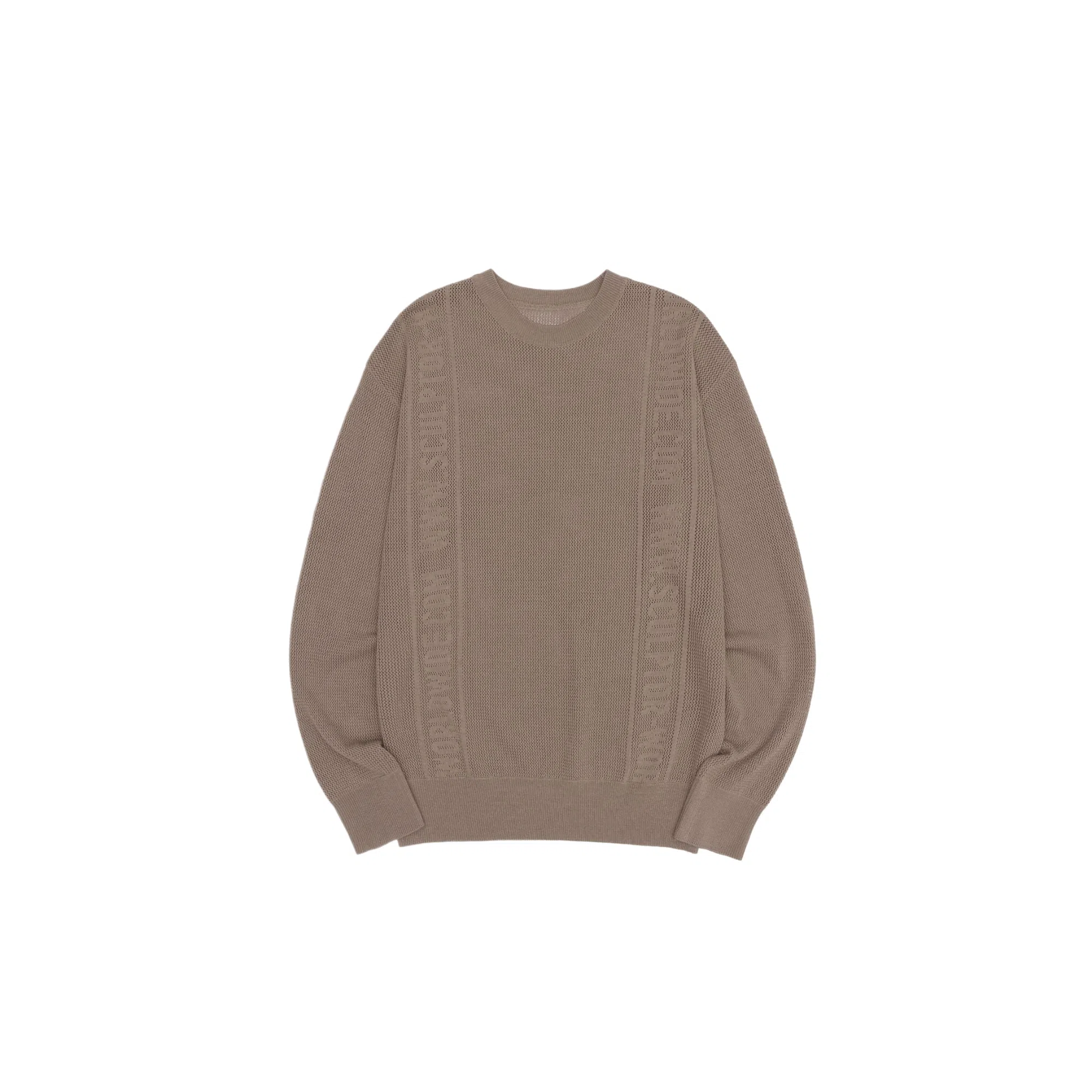 SCULPTOR Striped Mesh Sweater