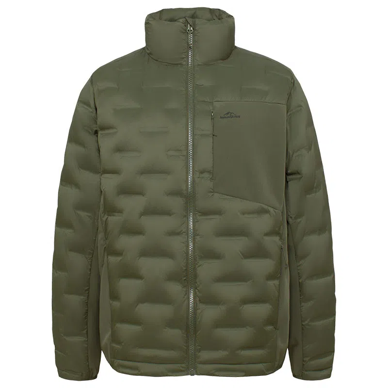 鸭鸭 纯色轻薄立领时尚简约百搭外套羽绒服 男款