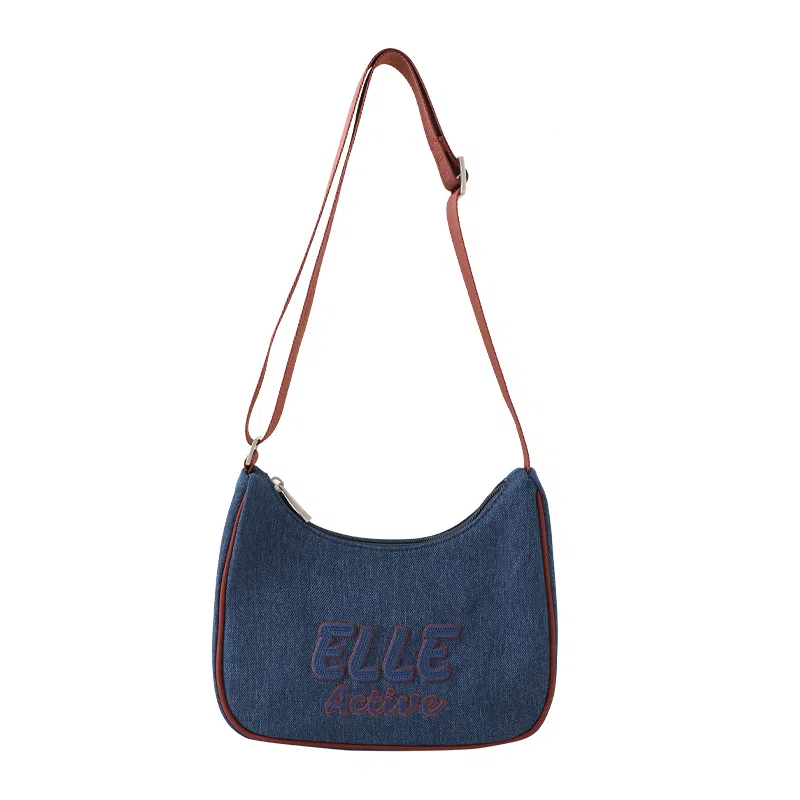Elle Active Denim Blue Crossbody Bag