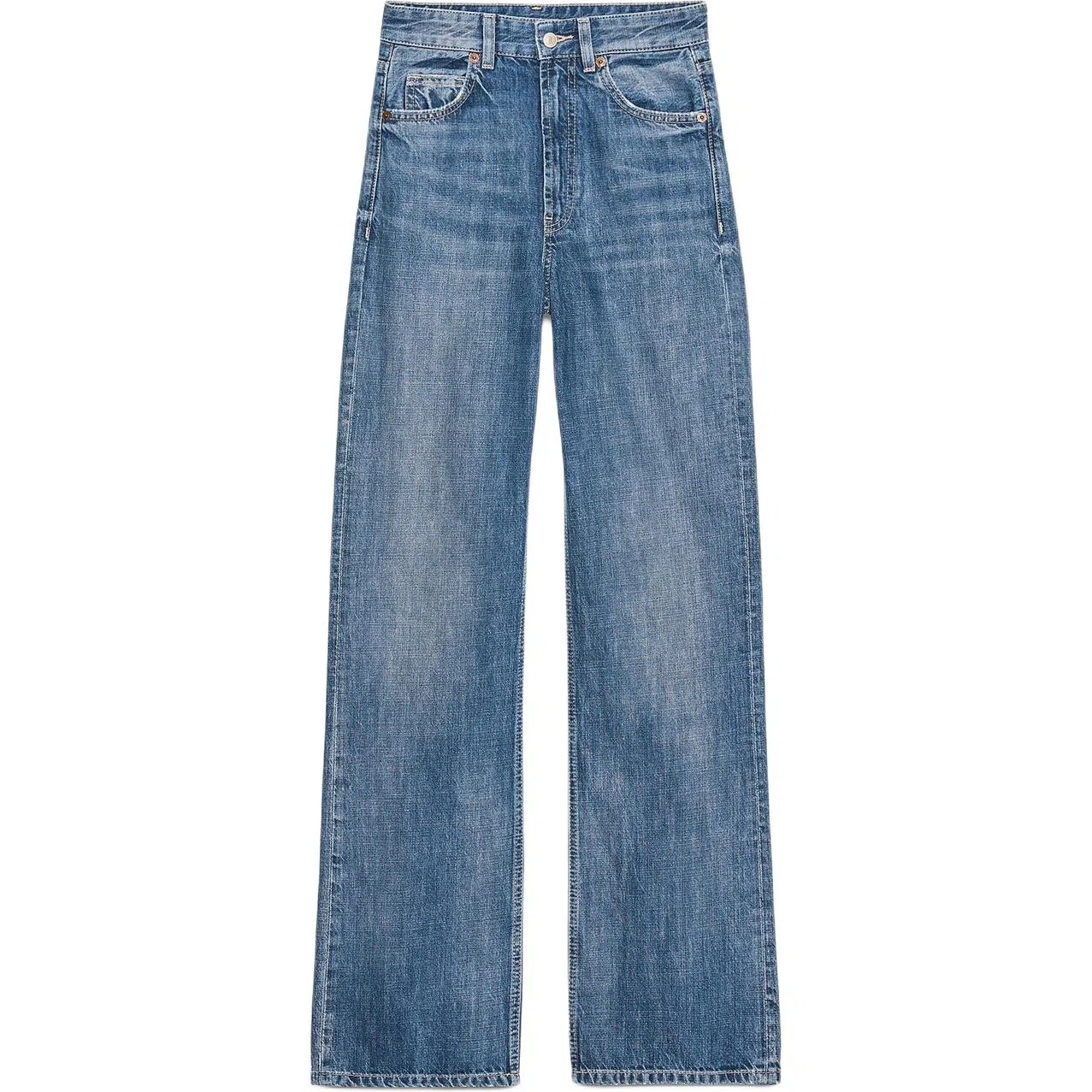 ZARA Trf High Waist Wide Leg Jeans