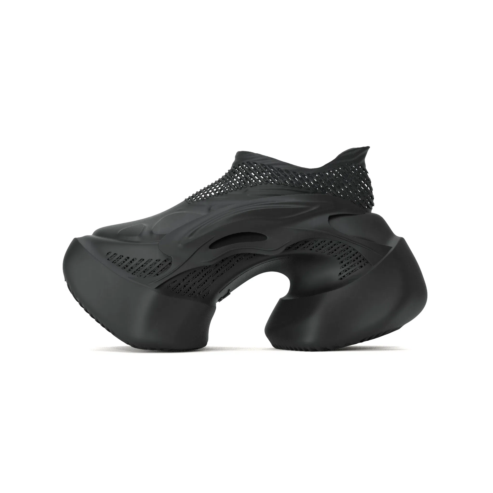 SCRY Black Low-Top Sneakers