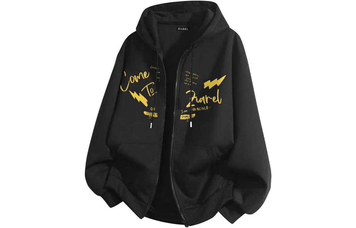 ZIAREL Lightning Logo Hoodie