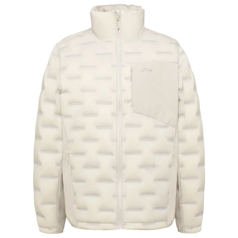 鸭鸭 纯色轻薄立领时尚简约百搭外套羽绒服 男款