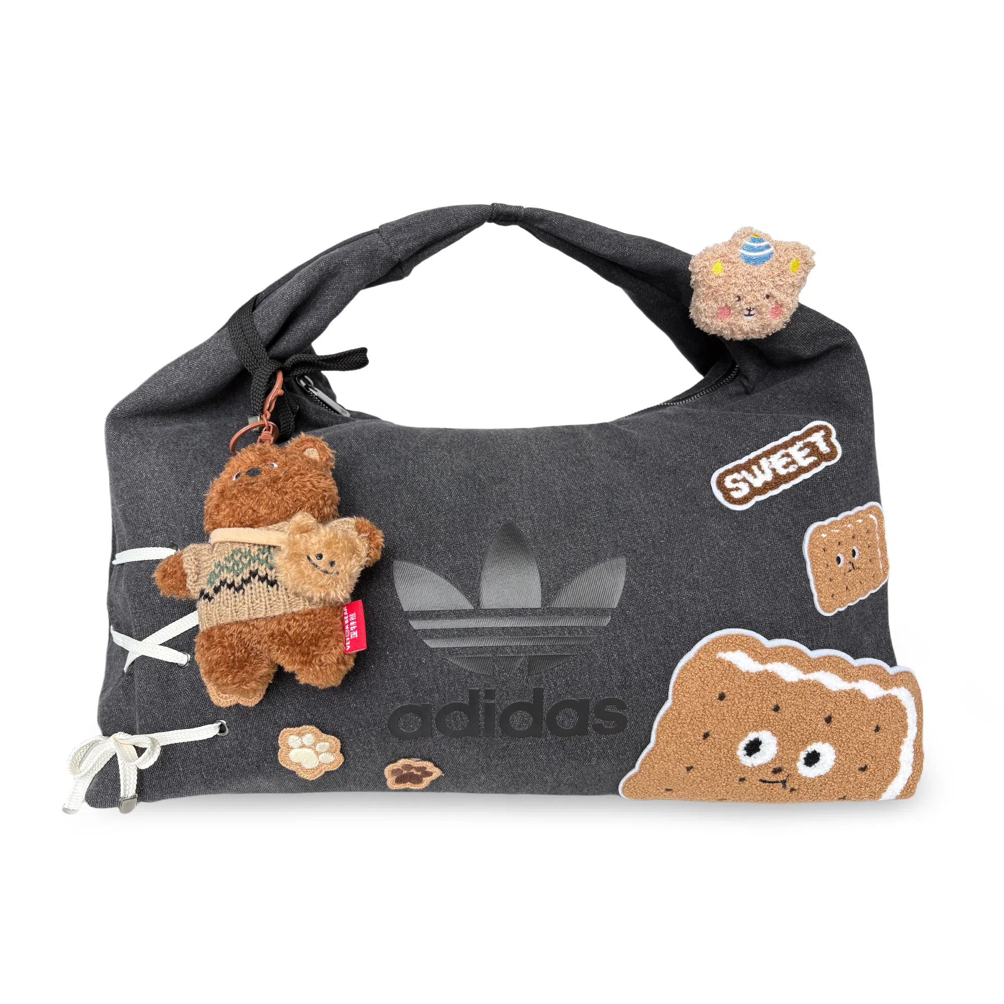 adidas Originals Bear Cookie Tote Bag Black