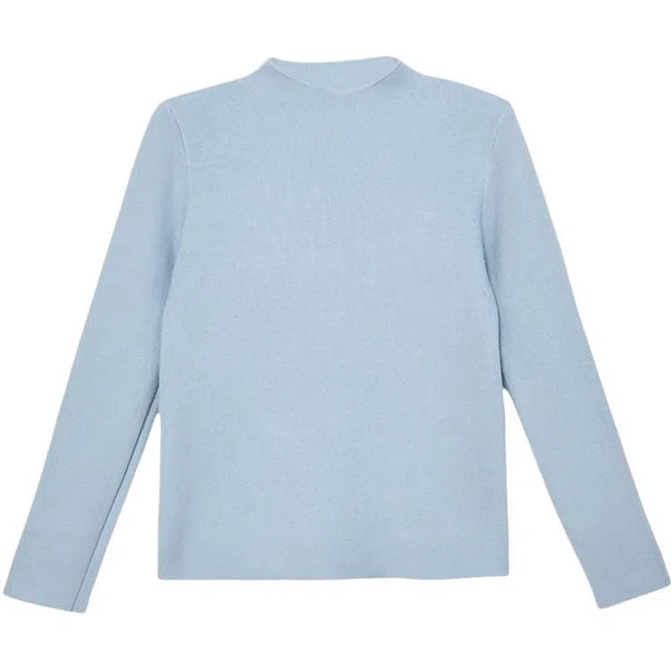 木清清 舒适亲肤半高领内搭打底衫加绒加厚长袖上衣针织衫 女款