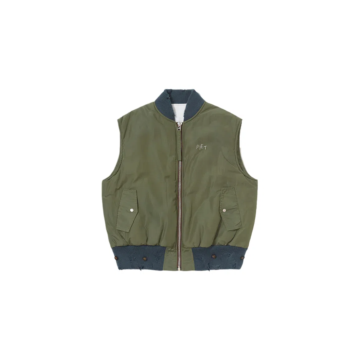 PIET Distressed Vest MA-1