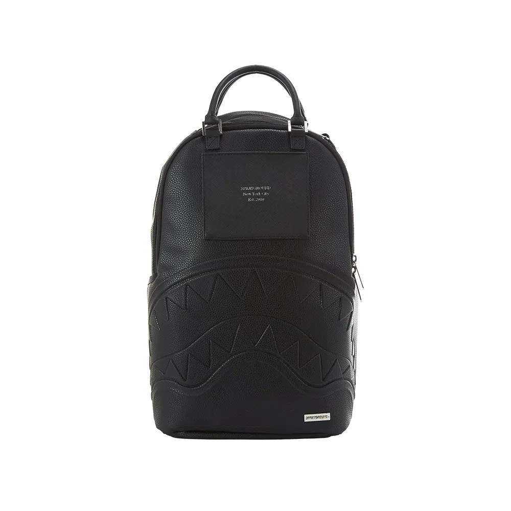 Sprayground Shark Logo Backpack Black
