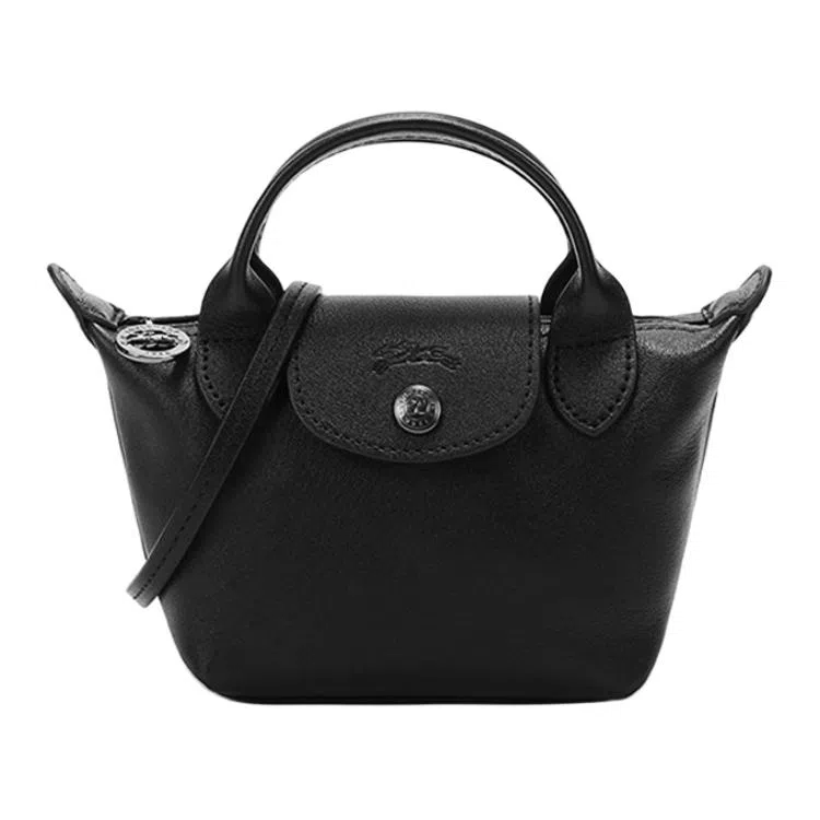 LONGCHAMP Le Pliage Cuir13 Black