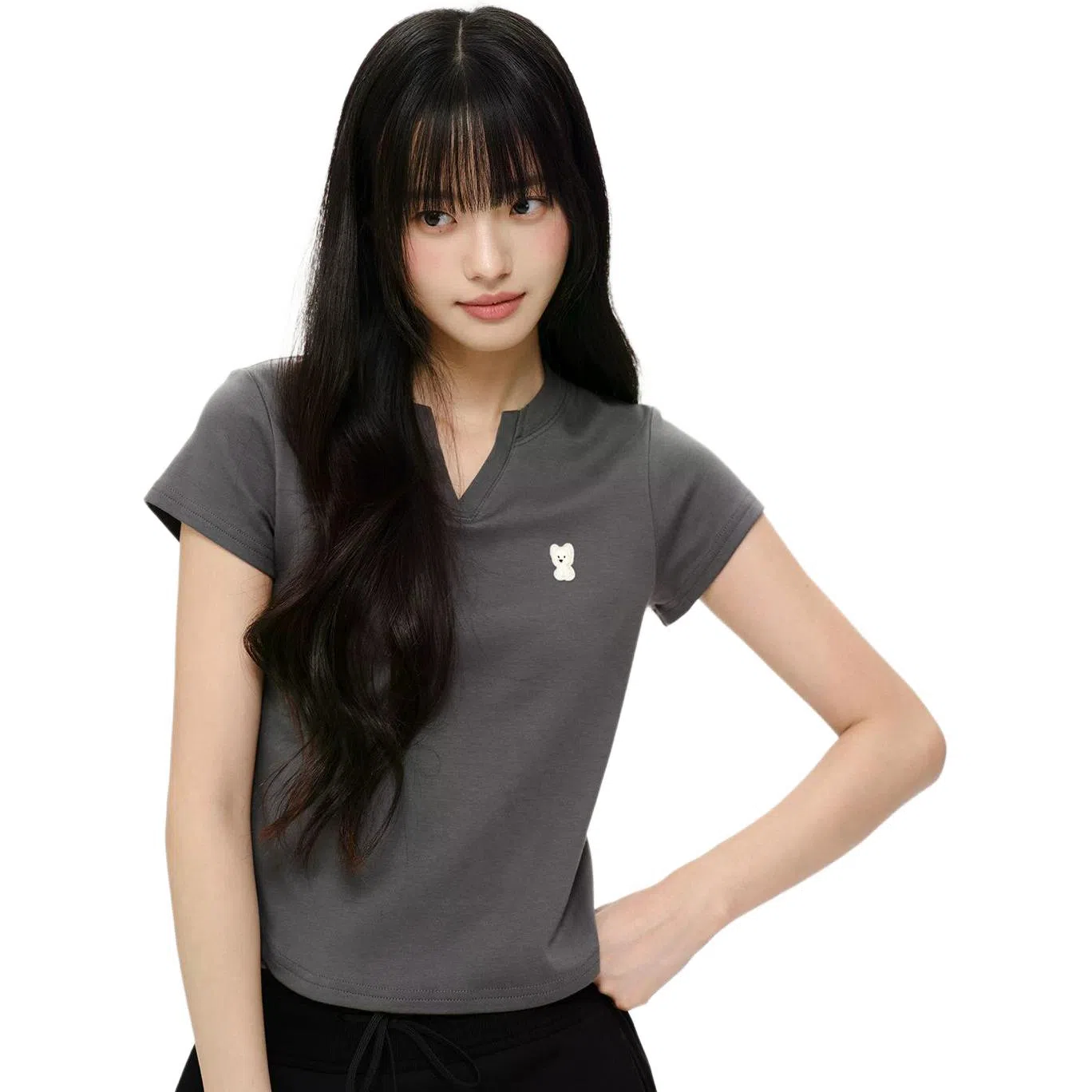 PSO Brand Mini Westie V-Neck Tee