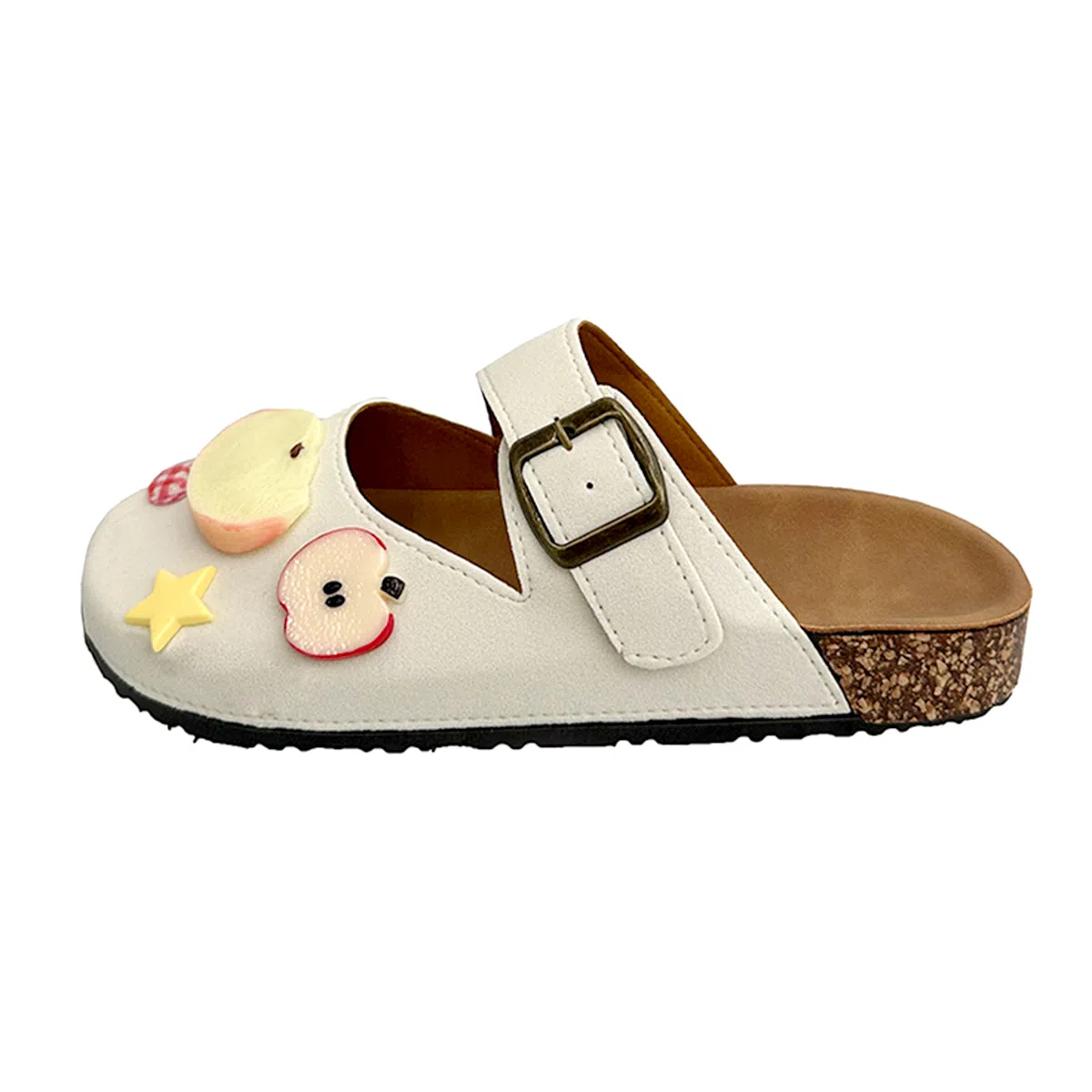 乐乐鱼 可爱复古时尚百搭舒适包头拖鞋 女