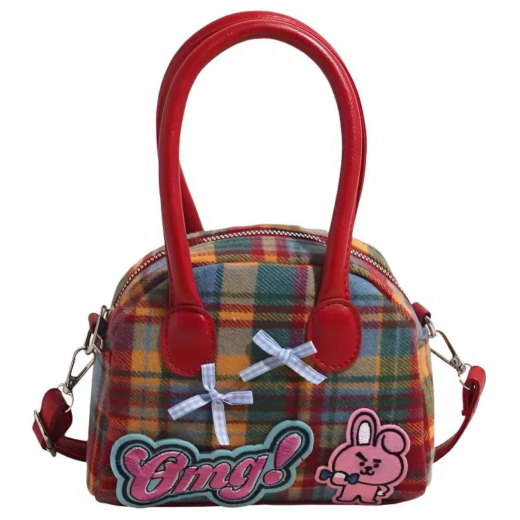 Ainitu Vintage Wool Shoulder Bag