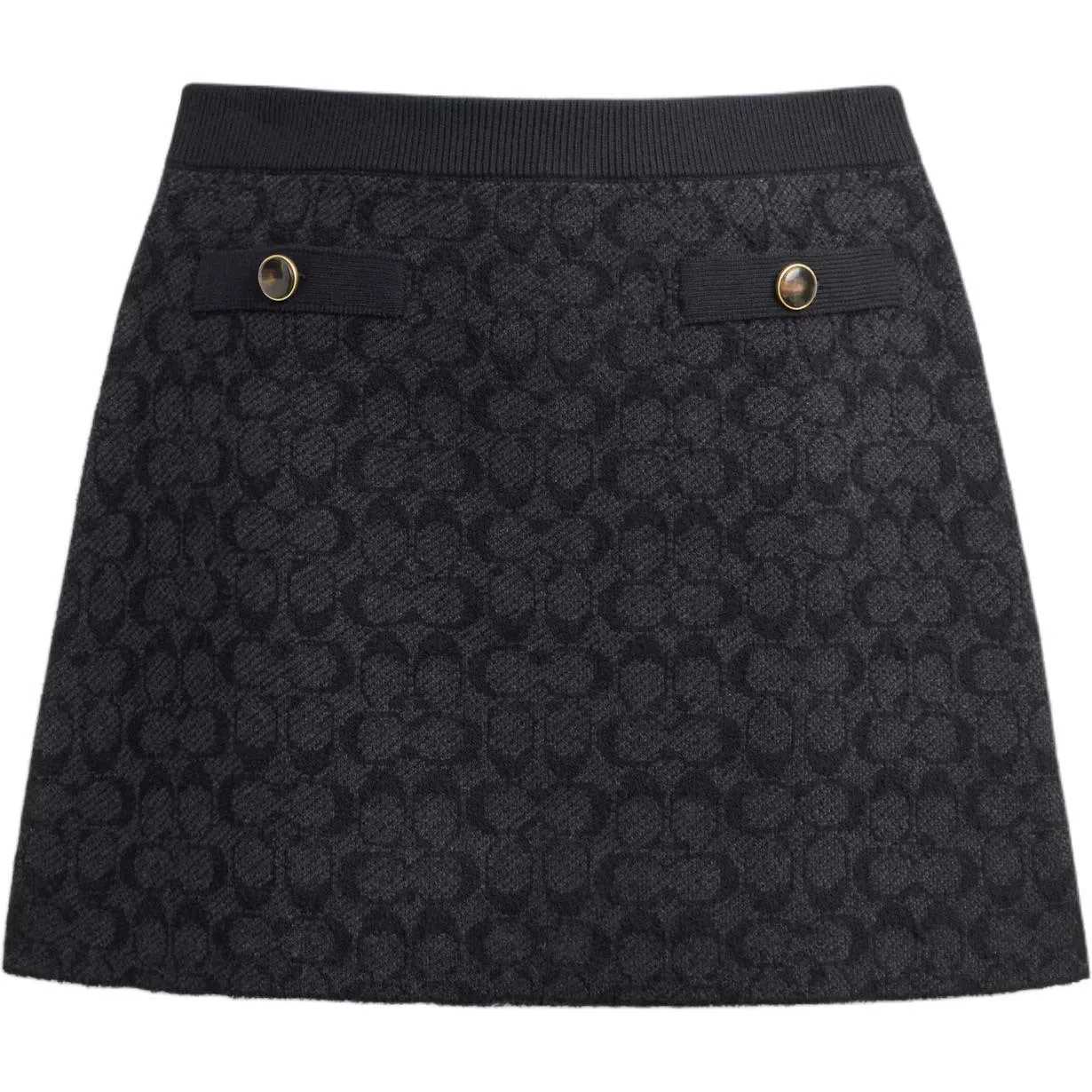 COACH Knit Pocket Skirt