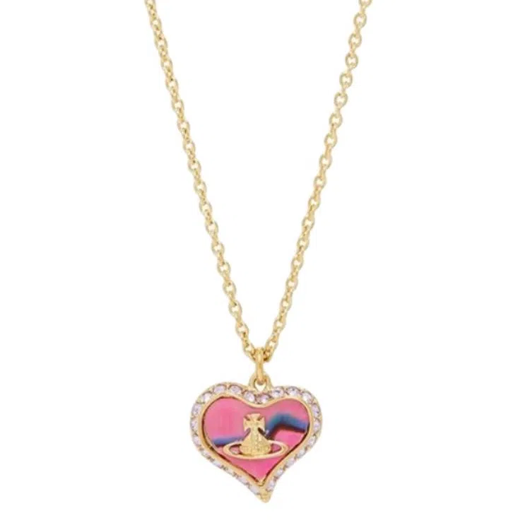 Vivienne Westwood Signature Brass Necklace Gold